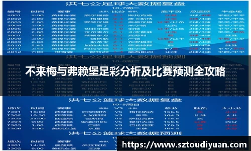 BB贝博艾弗森不来梅与弗赖堡足彩分析及比赛预测全攻略